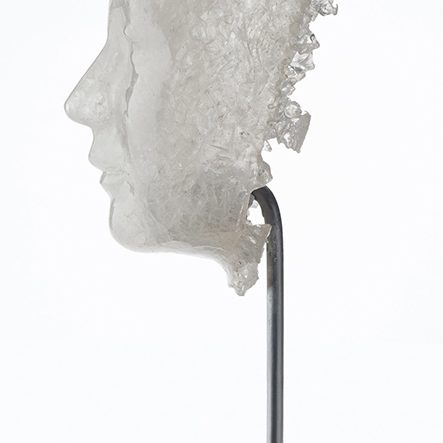 A full moon night in the mist of summer